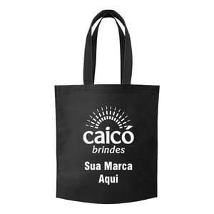 Sacola de TNT 80g 41,8x37,2x8cm Personalizada em 1 Cor com Costura Termo Selada - 13780N