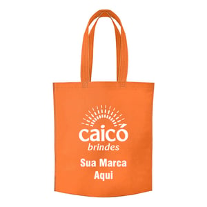 Sacola de TNT 80g 41,8x37,2x8cm Personalizada em 1 Cor com Costura Termo Selada - 13780N