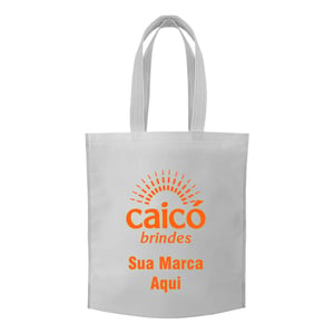 Sacola de TNT 80g 41,8x37,2x8cm Personalizada em 1 Cor com Costura Termo Selada - 13780N