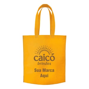 Sacola de TNT 80g 41,8x37,2x8cm Personalizada em 1 Cor com Costura Termo Selada - 13780N