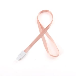 Cordão para Crachá Liso com Presilha | Pronto para Uso - 11112503