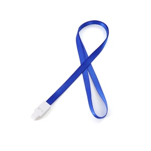 Cordão para Crachá Liso com Presilha | Pronto para Uso - 11112503