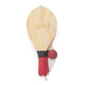 Kit Frescobol com Duas Raquetes e Bolinha | Brinde de Verão Personalizado - 14280