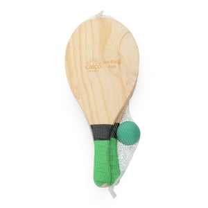Kit Frescobol com Duas Raquetes e Bolinha | Brinde de Verão Personalizado - 14280