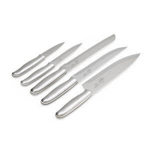 Kit Facas 5 Peças com Maleta Personalizável | Aço Inox Gourmet -10081B