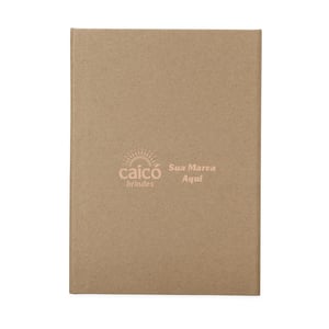 Kit Ecológico para Anotações com Capa Kraft - Completo e Prático - 18708