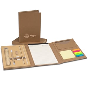 Kit Ecológico para Anotações com Capa Kraft - Completo e Prático - 18708