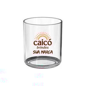 Copo de Whisky 330ml em Acrílico | Brinde Moderno e Resistente - 23102401