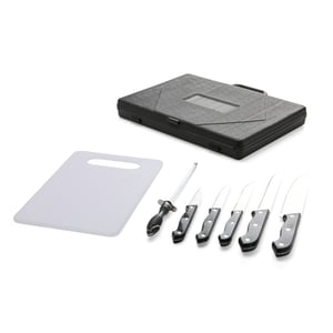 Kit Churrasco 7 Peças completo para ajudar na preparação de um churrasco - 08246