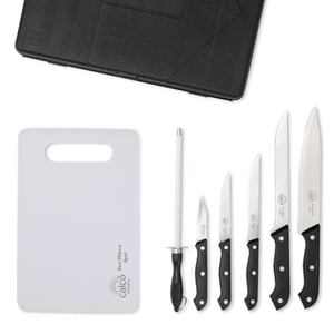 Kit Churrasco 7 Peças completo para ajudar na preparação de um churrasco - 08246