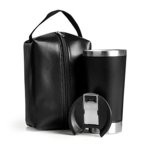 Kit Necessaire e Copo Térmico Personalizado | Brinde Corporativo 2 Peças - KT-90318