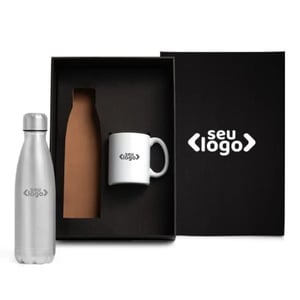 Kit Garrafa e Caneca 2 Peças | Praticidade e Estilo no Dia a Dia - KT-90391
