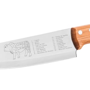 Conjunto para Churrasco em Bambu/Inox/Madeira - 3 Peças Elegantes - MX-19066