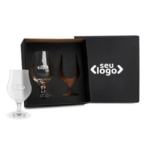 Jogo de Copos Vidro para Cerveja e Drink 400 ml - 2 Peças Sofisticadas - VI-00322