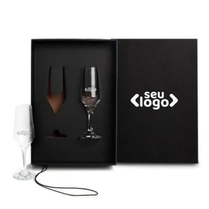 Jogo de Taças de Vidro para Champagne 186ml | 2 Peças Elegantes - VI-08722