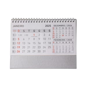 Calendário de Mesa 2026 Personalizado - Prático e Elegante - 14950
