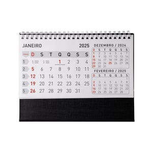 Calendário de Mesa 2026 Personalizado - Prático e Elegante - 14950