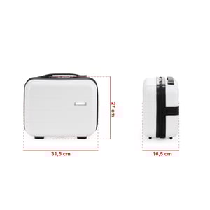 Frasqueira Plástica Casca Dura Personalizada | Ideal para Viagens - 06066