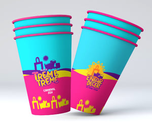 Copo Label Personalizado 360 com Tirante – 500ml | Brinde para Eventos - 07052504