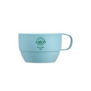 Caneca Ecológica 300ml em Palha de Trigo Personalizada - 18862