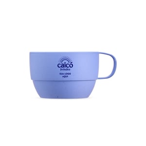 Caneca Ecológica 300ml em Palha de Trigo Personalizada - 18862