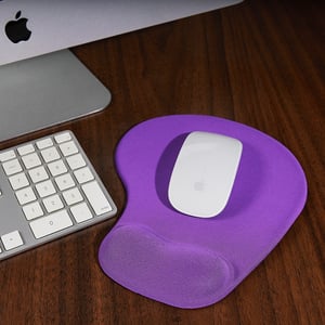 Mouse Pad Ergonômico com Apoio de Silicone - Conforto e Praticidade - 01810