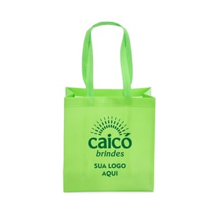 Sacola de Tecido TNT 27x37x14cm Personalizada - Sustentável e Durável - 08017