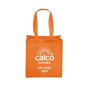 Sacola de Tecido TNT 27x37x14cm Personalizada - Sustentável e Durável - 08017