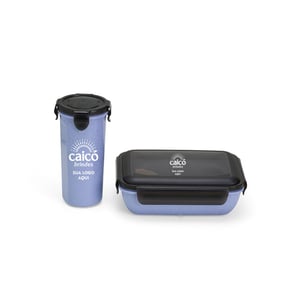 Kit Copo e Marmita Fibra de Bambu - Praticidade para suas Refeições - 08029