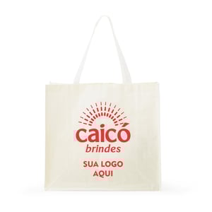Sacola Plástica em Polipropileno Personalizada - 48x44x19cm - 08053