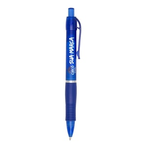 Caneta Plástica Personalizada com Impressão Digital Colorida - Promova Sua Marca - 03011B