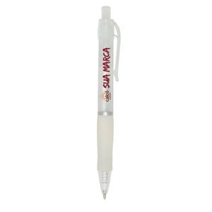 Caneta Plástica Personalizada com Impressão Digital Colorida - Promova Sua Marca - 03011B