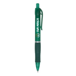 Caneta Plástica Personalizada com Impressão Digital Colorida - Promova Sua Marca - 03011B