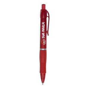 Caneta Plástica Personalizada com Impressão Digital Colorida - Promova Sua Marca - 03011B
