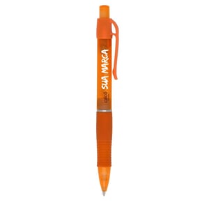 Caneta Plástica Personalizada com Impressão Digital Colorida - Promova Sua Marca - 03011B