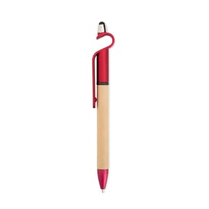 Caneta Ecológica Touch com Suporte Personalizado - Sustentabilidade e Funcionalidade - 13499P