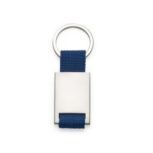 Chaveiro de Metal com Nylon Personalizado - Impressão a Laser Elegante - 04489
