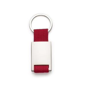 Chaveiro de Metal com Nylon Personalizado - Impressão a Laser Elegante - 04489