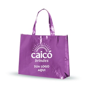 Bolsa Ecobag 35x45x11cm em TNT Metalizado - Estilo e Praticidade - 18537P