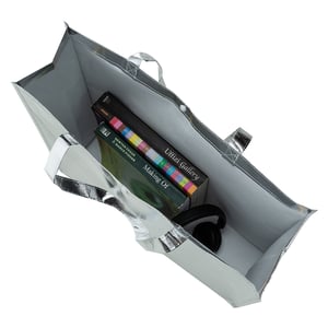 Bolsa Ecobag 35x45x11cm em TNT Metalizado - Estilo e Praticidade - 18537P