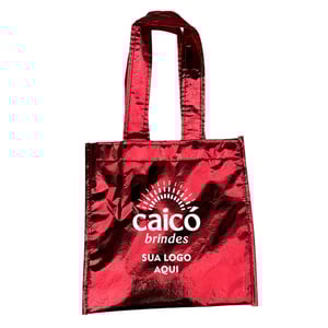 Bolsa Ecobag em TNT Metalizado Total - Elegância e Personalização - CBECO03