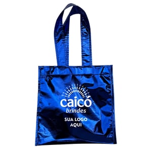 Bolsa Ecobag em TNT Metalizado Total - Elegância e Personalização - CBECO03