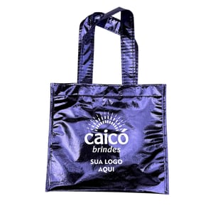 Bolsa Ecobag em TNT Metalizado Total - Elegância e Personalização - CBECO03