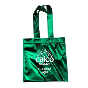 Bolsa Ecobag em TNT Metalizado Total - Elegância e Personalização - CBECO03