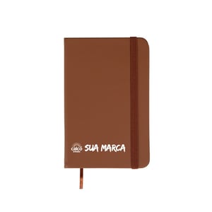 Caderneta Tipo Moleskine Personalizada - Estilo e Qualidade - 03009