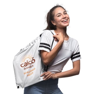 Mochila Bi Lateral para Eventos Personalizada com Logo — Escolha Tecido e Tamanho — CBMOOX3040