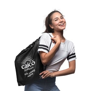 Mochila Bi Lateral para Eventos Personalizada com Logo — Escolha Tecido e Tamanho — CBMOOX3040