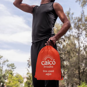 Mochila Bi Lateral para Eventos Personalizada com Logo — Escolha Tecido e Tamanho — CBMOOX3040