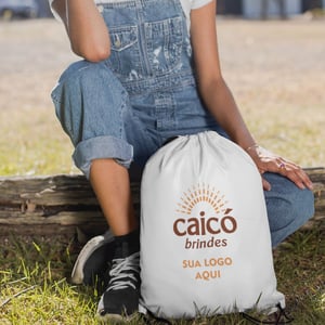 Mochila Bi Lateral para Eventos Personalizada com Logo — Escolha Tecido e Tamanho — CBMOOX3040