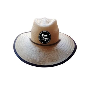 Chapéu de Palha Beach Praia Personalizado - Estilo e Proteção - CBCHA64